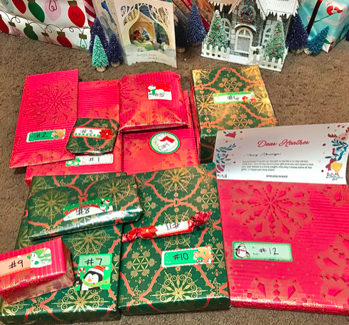 frozenbookblog's tweet photo. #tbtbsanta Thank you @ElleyOtter for the advent calendar presents!! <3 There's enough that I can still open one every day until Christmas, but I can't decide if I want to do that or open them all at once on the 25th. :P I'll post a pic of everything unwrapped on Christmas! https://t.co/rtV6nCS9Ej