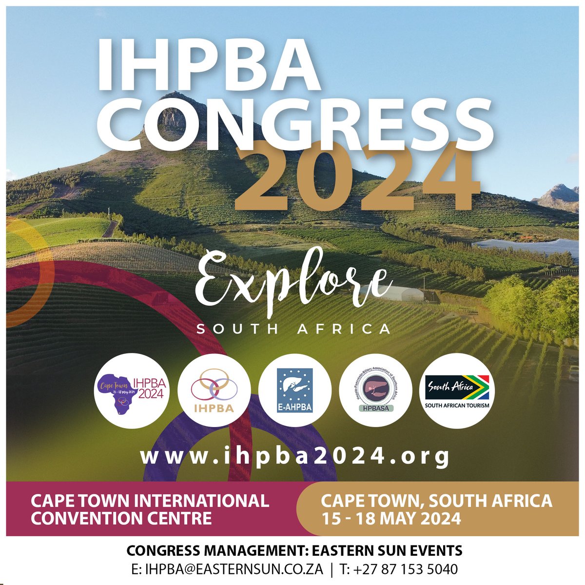 Extend your stay at The IHPBA 2024 Congress and explore one of the most beautiful cities in the world. Cape town offers visitors a host of natural wonders, glorious beaches and iconic attractions. 

To register your interest, visit ihpba2024.org

#ihpba2024 #ihpba24