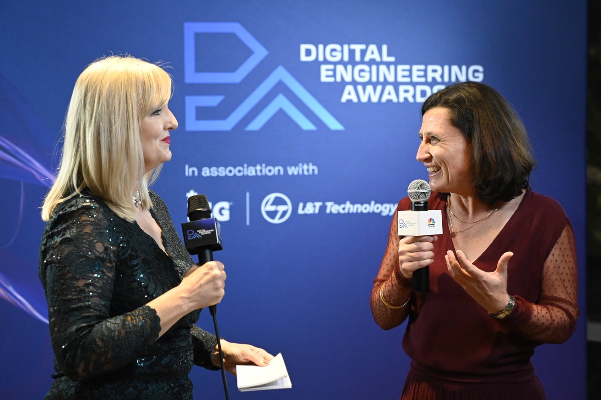 DEAwardsLive's tweet image. Here it is! The Gala Celebration of the inaugural Digital Engineering Awards! We&apos;d say it&apos;s going pretty strong! 🤩

Stay tuned, as we&apos;ll announce the winners shortly!

@ISG_News | @LnTTechServices | @CNBC
#DigitalEngineeringAwards
