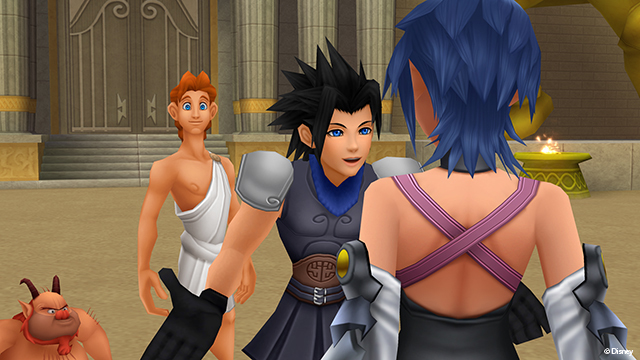 @finalfantasyvii We met Zack by the Olympus Coliseum in Kingdom Hearts Birth by Sleep! It may be time for a Reunion.