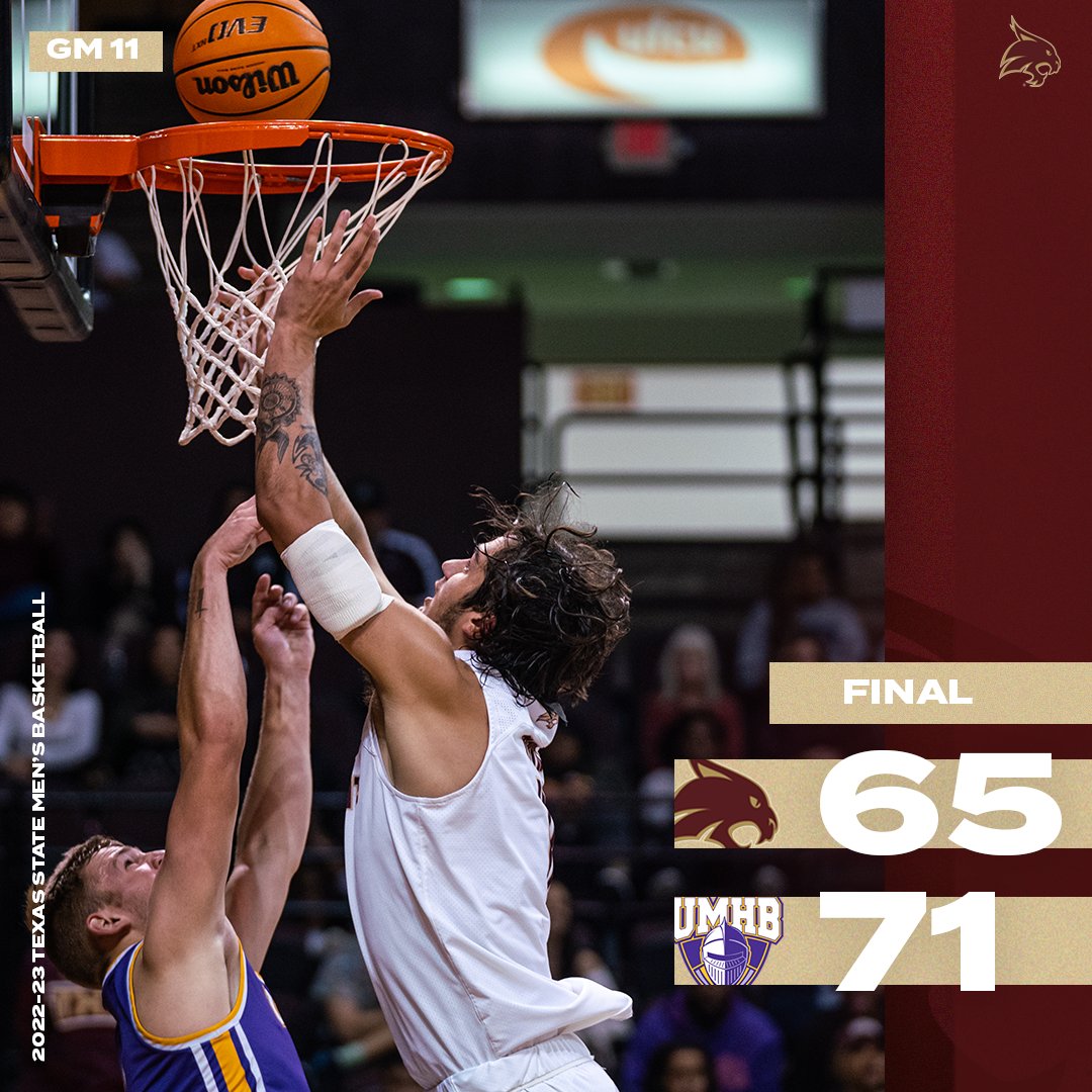 TXStateMBB's tweet photo. Final https://t.co/GDHONU0582