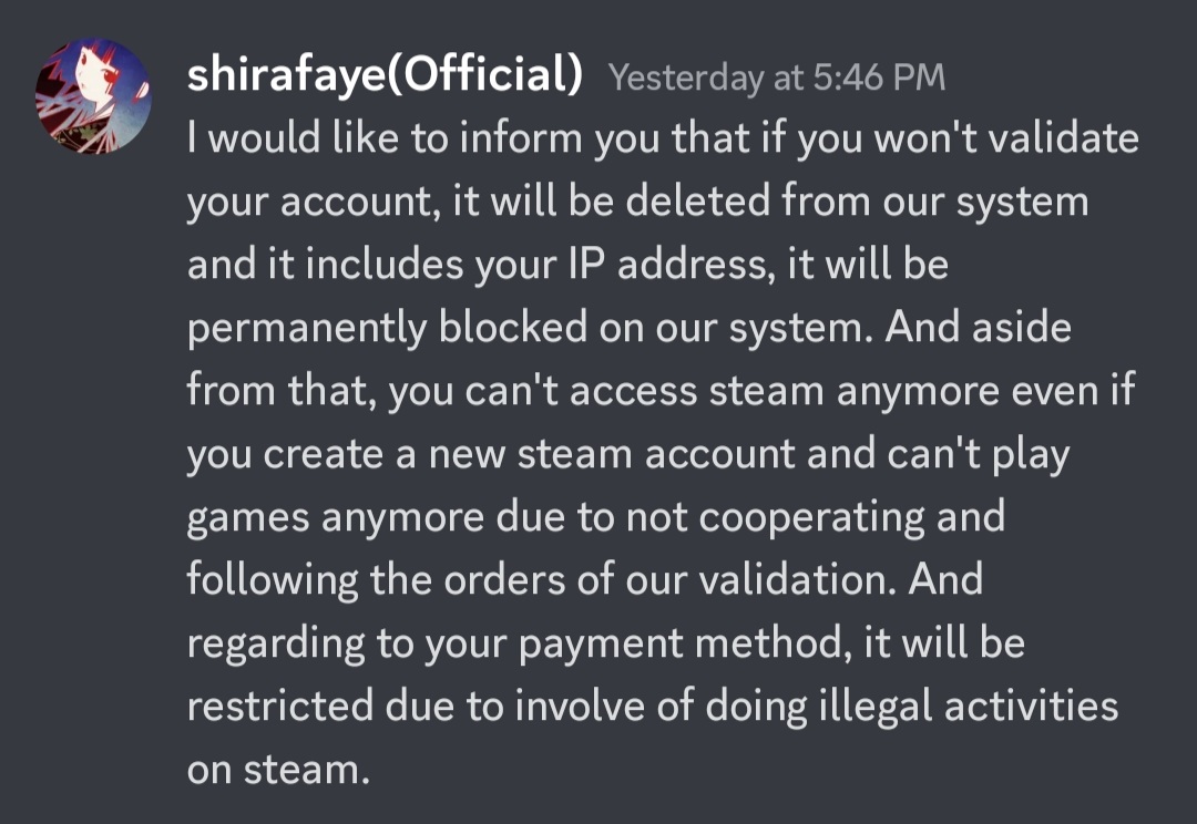 Medicof1's tweet photo. Got ban because I can't pay a 4M key steam card https://t.co/BUPYchPiz2