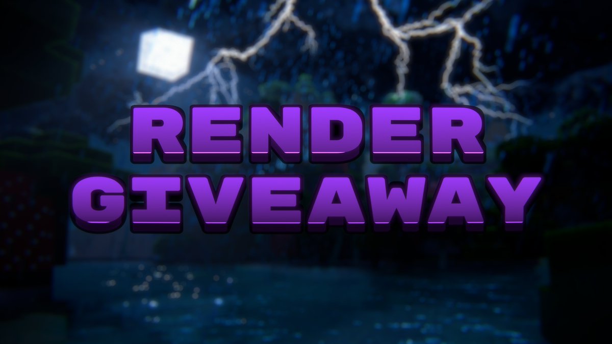 Render giveaway time!!!

To celebrate hitting 500 followers I'm doing a render giveaway

To enter:
1: Retweet this
2: Comment below what kind of render you'd want if you win
3: You must be following me

Good luck and giveaway ends on 23/12/22
#Minecraft #Blender3d #Barebones #b3d