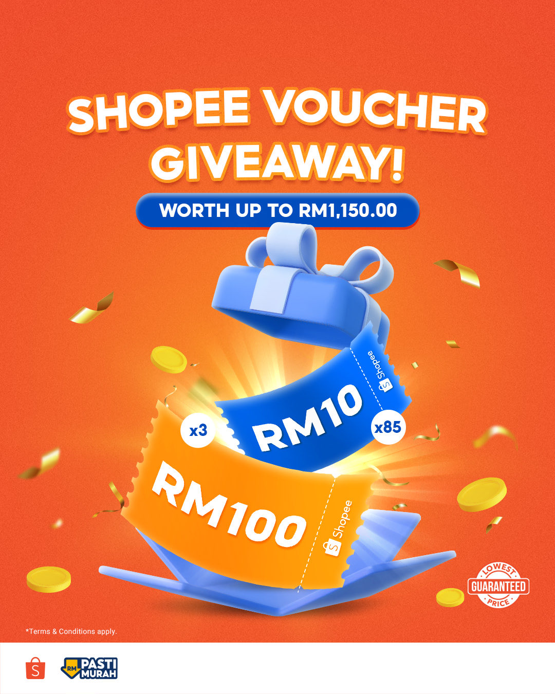 Shopee Malaysia on X: 🎉 RM25 Shopee Voucher Giveaway 🎉 Can you