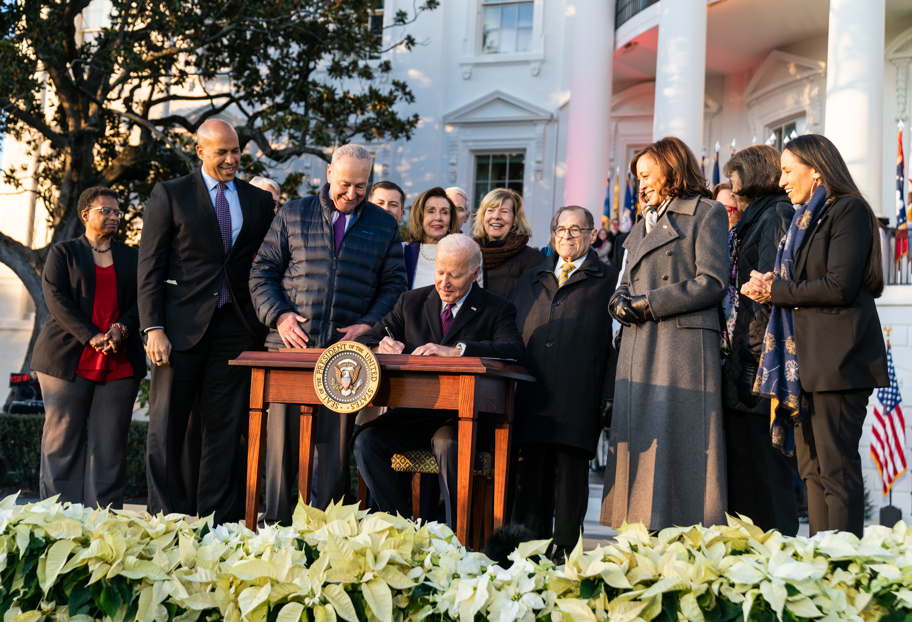 President Biden signs the Respect for Marriage Act. 