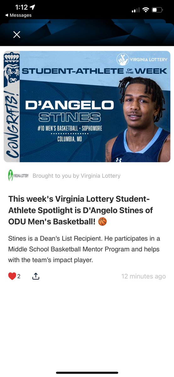 Congratulations D’angelo ( <a href="/_dlo5/">Dlo</a>  ) becoming 
STUDENT ATHLETE OF THE WEEK 
📚 &amp; 🏀