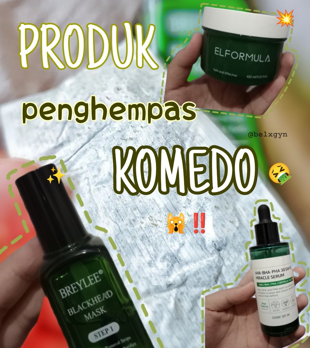 belxgyn's tweet photo. ‼️SKINCARE UNTUK KOMEDO‼️
Worth it ga?🤔 BUY OR BYE?? 💸���

a thread— https://t.co/M8Jy1XsuJy