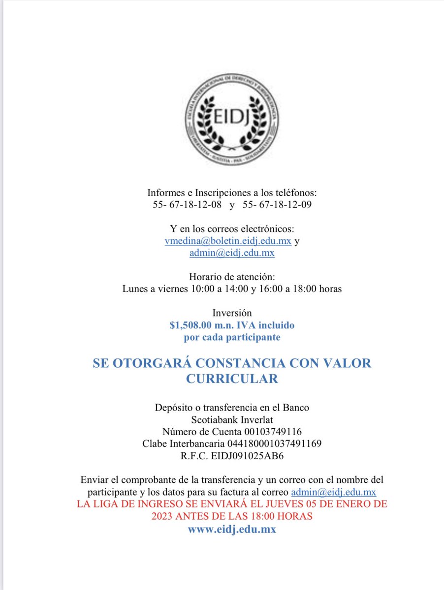 CURSO DE ACTUALIZACIÓN FISCAL EN LA FUNCIÓN NOTARIAL.
Acompáñanos este 6 y 7 de enero.