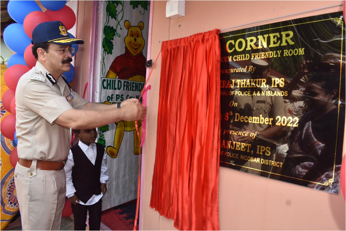 SP_Nicobar_ANP's tweet image. On 10/12/22 Shri. Neeraj Thakur, IPS, DGP A&amp;amp;N Police inaugurated  Kids Corner at PS Carnicobar having latest facilities of a Crèche and play school. The kids corner will be beneficial for kids of working women of police and other govt. Depts.@MediaRN_ANI @DGPANIslands