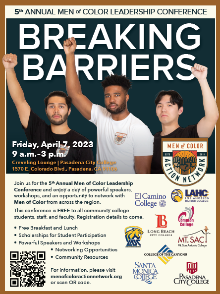 Save the Date! 5th Annual Men of Color Leadership Conference, April 7.
