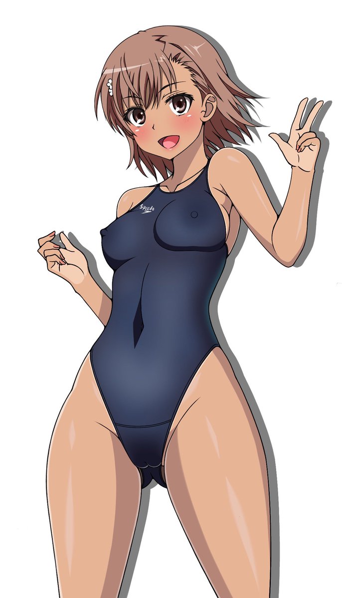 焦げみこち
紺色競泳水着ver 