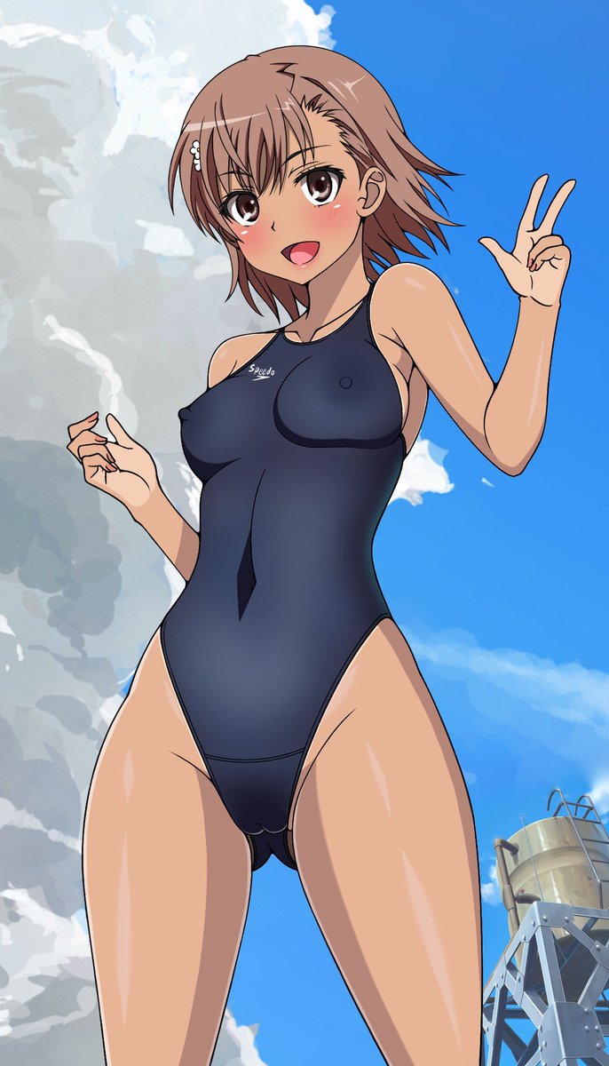 焦げみこち
紺色競泳水着ver 