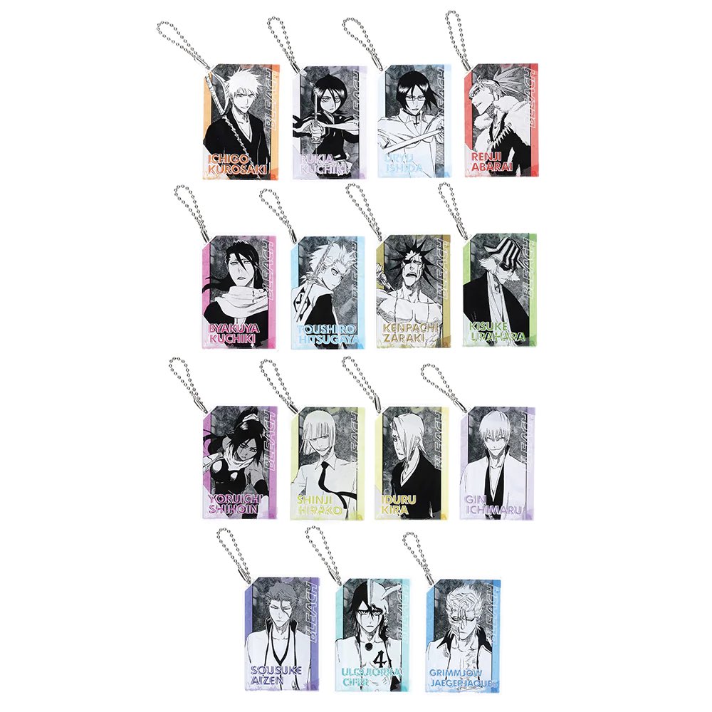 グッズ情報‼️》 BLEACH ドミノ風アクリルキーホルダーコレクション