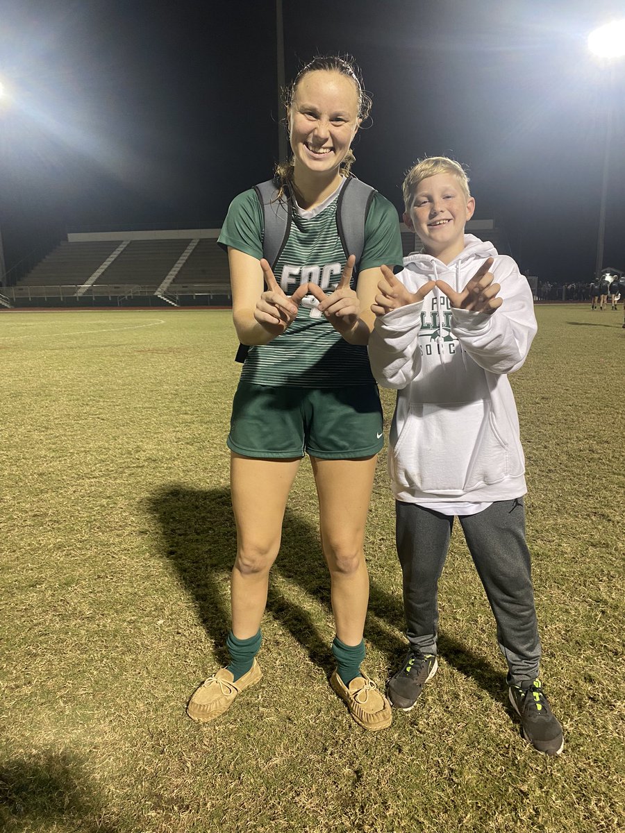 First ever HAT TRICK for Savannah O’Grady‼️🚨
#14 scored three goals tonight and the Varsity Lady Dogs get a nice second WIN this week.

Third game of the week is Friday vs Matanzas at HOME!