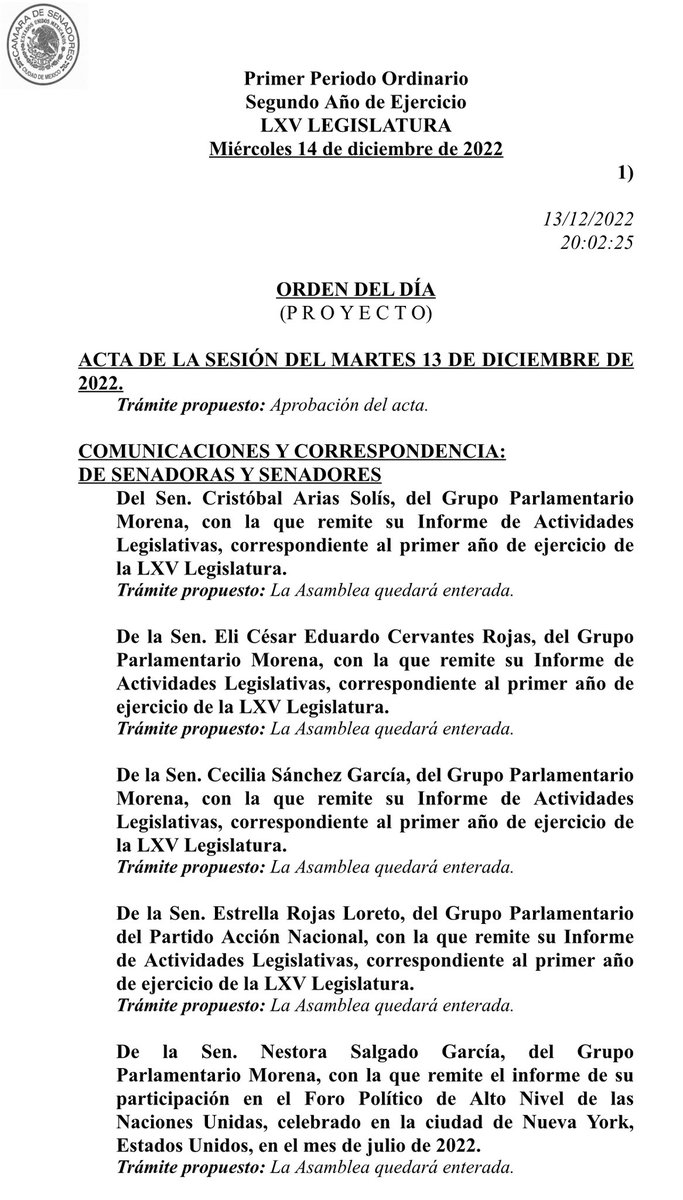 ErnestoGuerra_'s tweet photo. #ÚltimaLegislativa🗳
⚠️En el ODD de la sesión de mañana del @senadomexicano la discusión y en si caso aprobación de Los #DosDictámenes
📍1. Va #LGIPE #LGPP #LOPJF #LGMIME
📍2. Va #LGCS y #LGRA en ambos dictámenes se analizarán mociones suspensivas de diversos legisladores. https://t.co/h1MnQsKi95