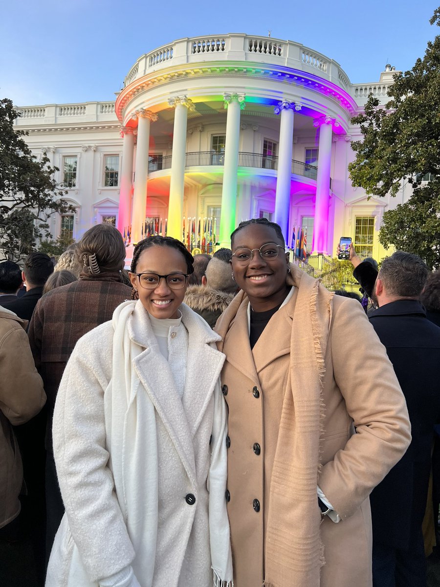 _JClarke01's tweet photo. Today, I stood on the @WhiteHouse South Lawn holding my wife’s hand as @POTUS signed the Respect for Marriage Act. It was an honor of a lifetime to have been invited to witness this historic moment. 

It is a moment that reaffirms a fundamental truth: Love is love. ✨🌈 https://t.co/Wy97YmkSrW
