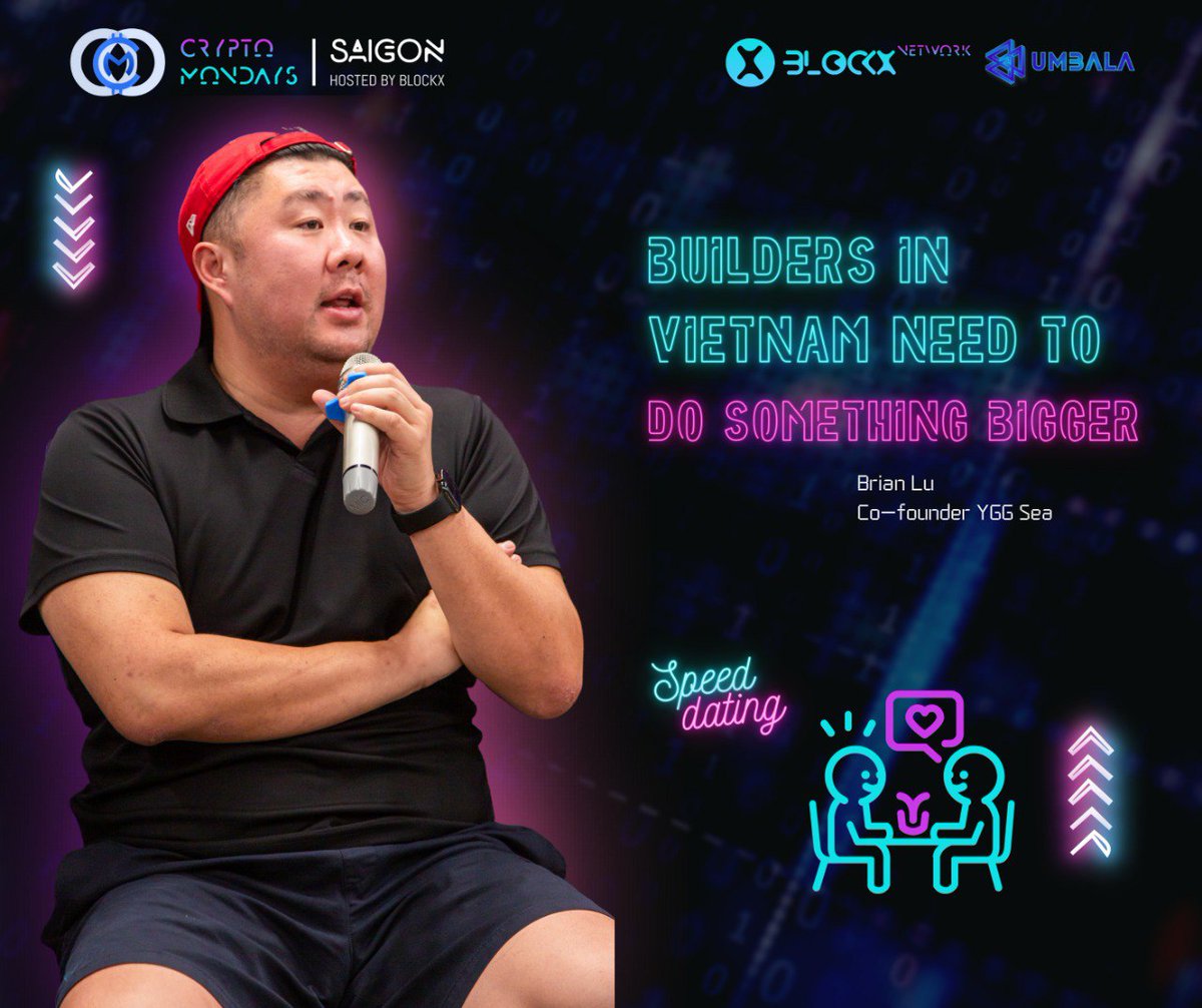 xmondaysdao's tweet photo. Builders in Vietnam need to do something bigger
Claims Brian Lu - Co-founder @yggsea
Specific shortcomings of Vietnamese builders: https://t.co/H0776xszUQ
#blockchainevent #builderweb3 # cryptomondays #fundraising https://t.co/S7IvNyYl3y