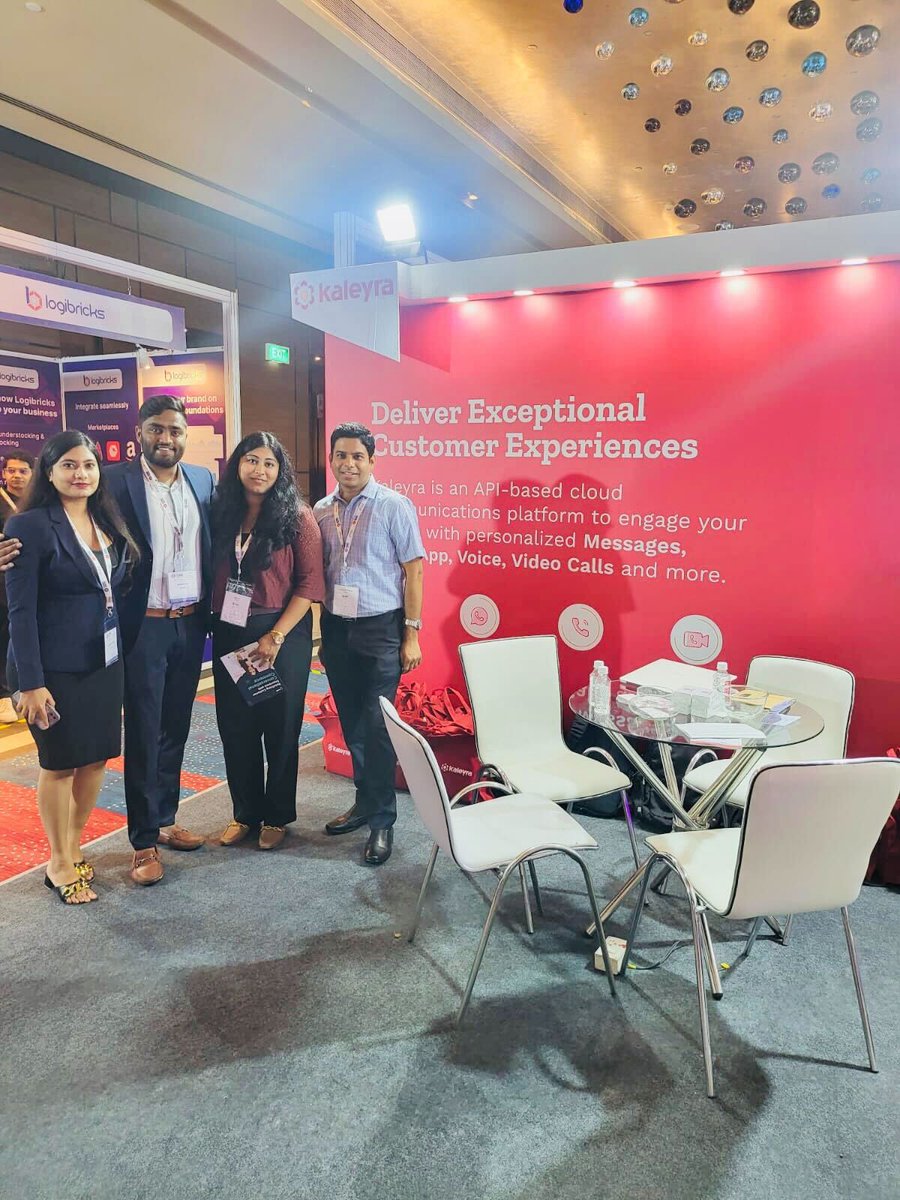 Kaleyra_'s tweet photo. Kaleyra had an eventful Day 1 at the Internet Commerce Summit, Asia's largest e-commerce intelligence event.

Kaleyra hosted a networking session which was a superhit among the attendees!

#ics2022 #ics #ecommerce #communicationapi #kaleyra https://t.co/2yuA9YTWXD