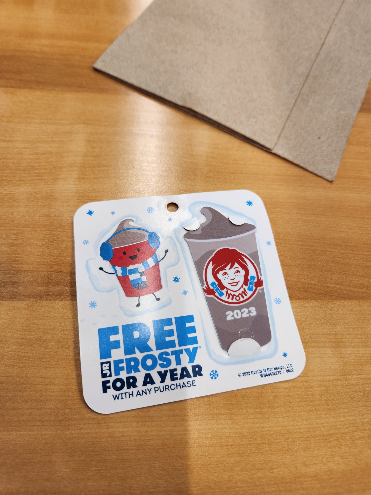 Dylanthebear19 on Twitter "A Wendys frosty Keychain for 2023 ^^ https