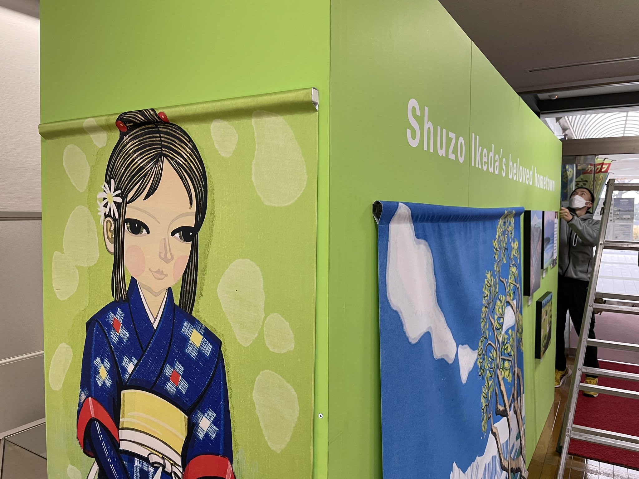 y△3190▽池田修三 木版画 「ガーベラ」 上品な gyro-cult.ru:443