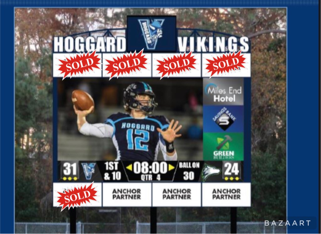 Hoggard Athletic Booster Club (@hoggardabc) on Twitter photo Great meeting tonight with potential sponsors and <a href="/Daktronics/">Daktronics</a> . We have 5 out of 8 commitments for our anchor partners. Thankful for our current donors! Please reach out if you want to help us get to our goal and order our video board in January. Rossiemanning@ec.rr.com Great meeting tonight with potential sponsors and <a href="/Daktronics/">Daktronics</a> . We have 5 out of 8 commitments for our anchor partners. Thankful for our current donors! Please reach out if you want to help us get to our goal and order our video board in January. Rossiemanning@ec.rr.com