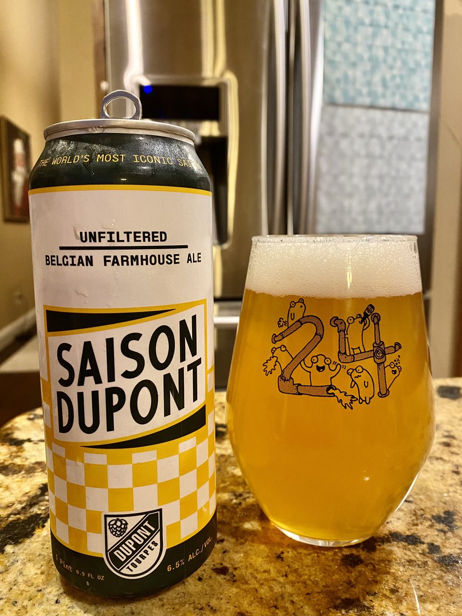 CombrinkMark's tweet photo. The rare double #drinkcheck Definite desert island beer, just fucking great. Borrowing from @coastlines #teamsaison https://t.co/mbCfaiJ7dH