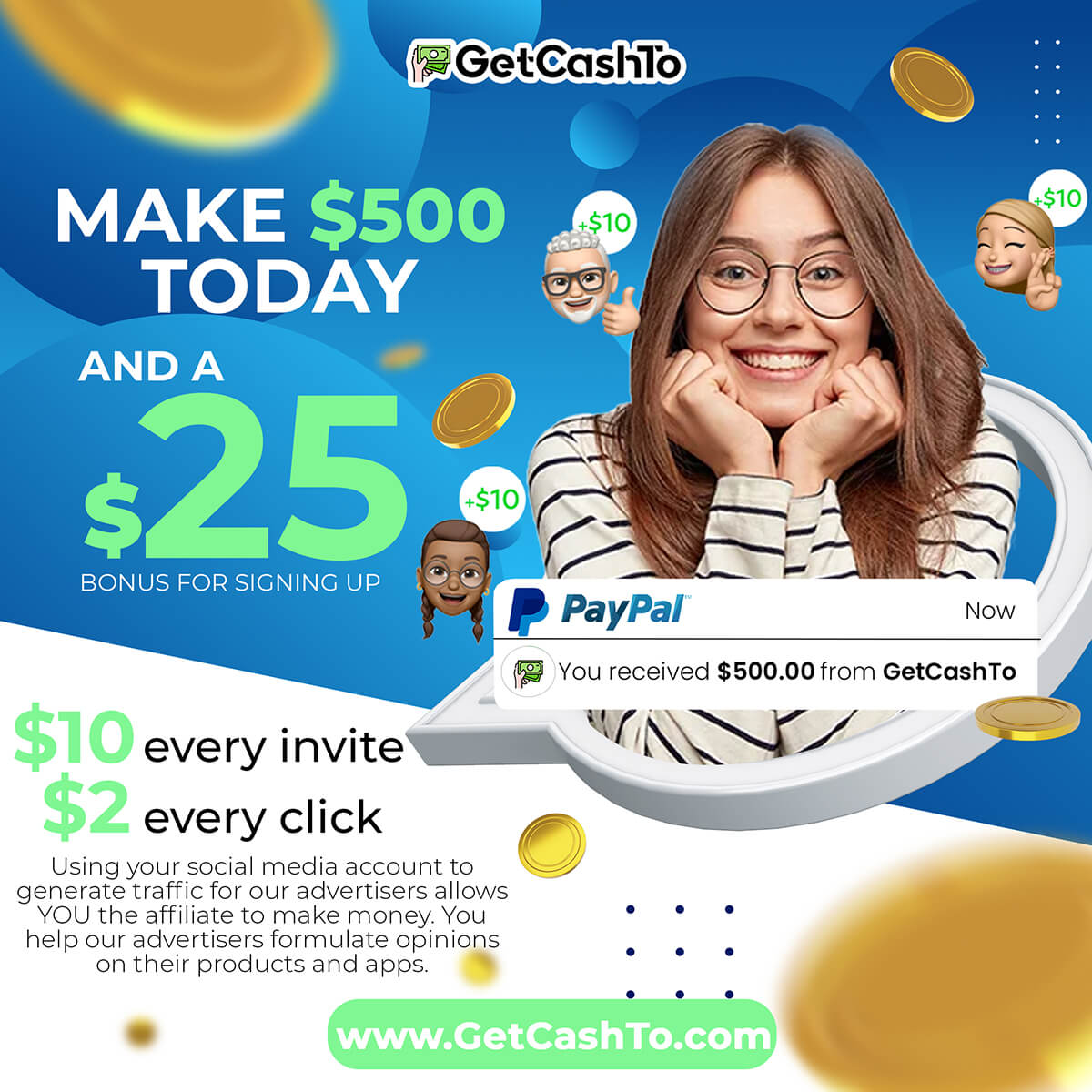 Want to earn extra money for Xmas???
Click the link below and sign up today!!!