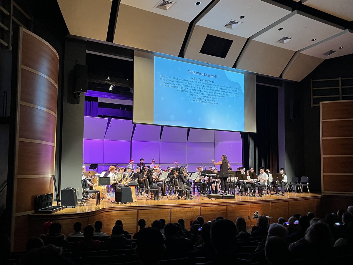 Great job to the 8th grade band, WHS concert band, WHS wind ensemble and WHS jazz band tonight!! 

Grade 8- we’re so excited to welcome you to the WHS band family next year!! 🎼🎉