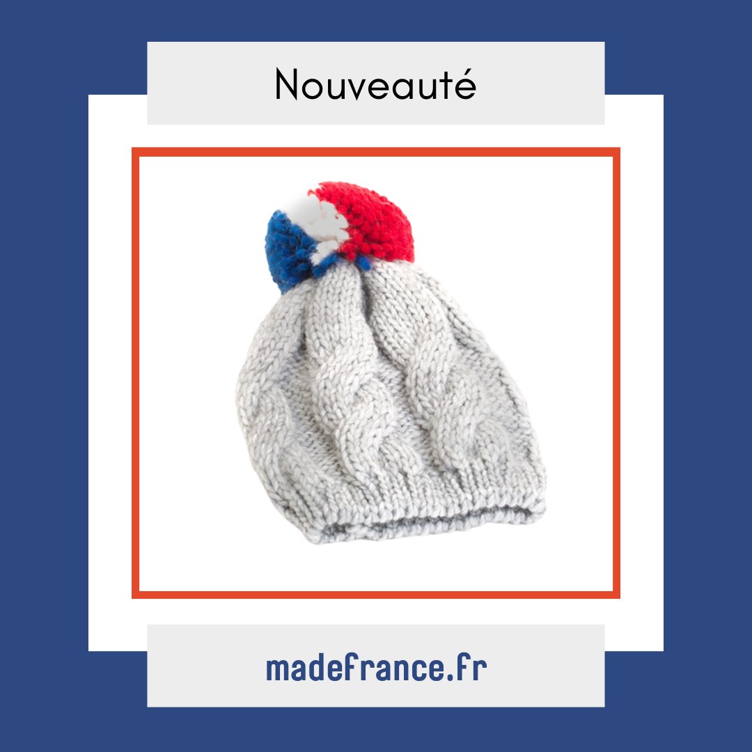 L’accessoire qui va rehausser la tenue des plus frileux 🥶 Toujours avec son pompon rouge, le bonnet est disponible en blanc écru et en gris.
Découvrez les modèles sur le site : bit.ly/3uKzVJX
#LesJoursTricolores #madeinfrance #tenuehiver #lookhiver #artisans