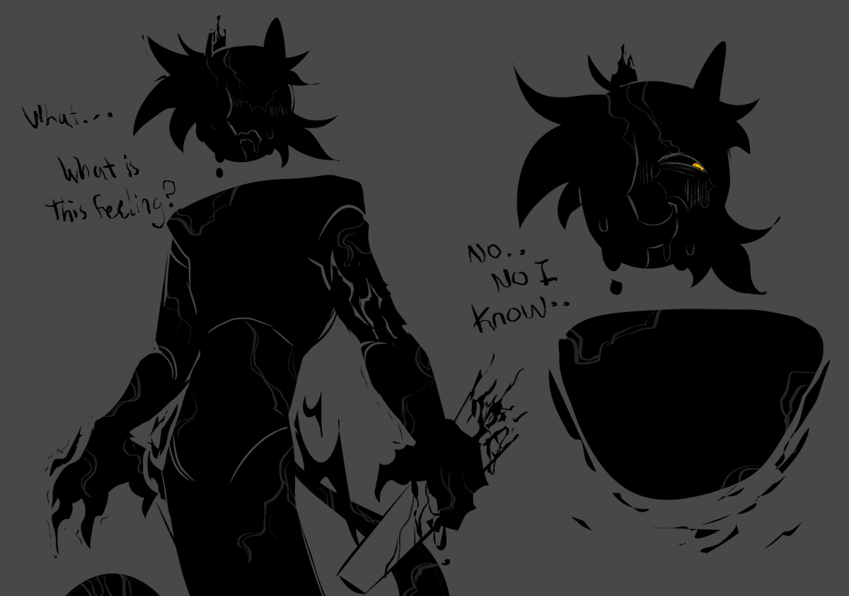 ⚫️You all.. you all are finally weaker than me. There's no reason to hide behind that poser anymore, I'll kill you. I'll kill you all. I'M BETTER, I'M STRONGER. I NO LONGER LIVE AS THE WEAKEST. I AM NO LONGER WEAK.