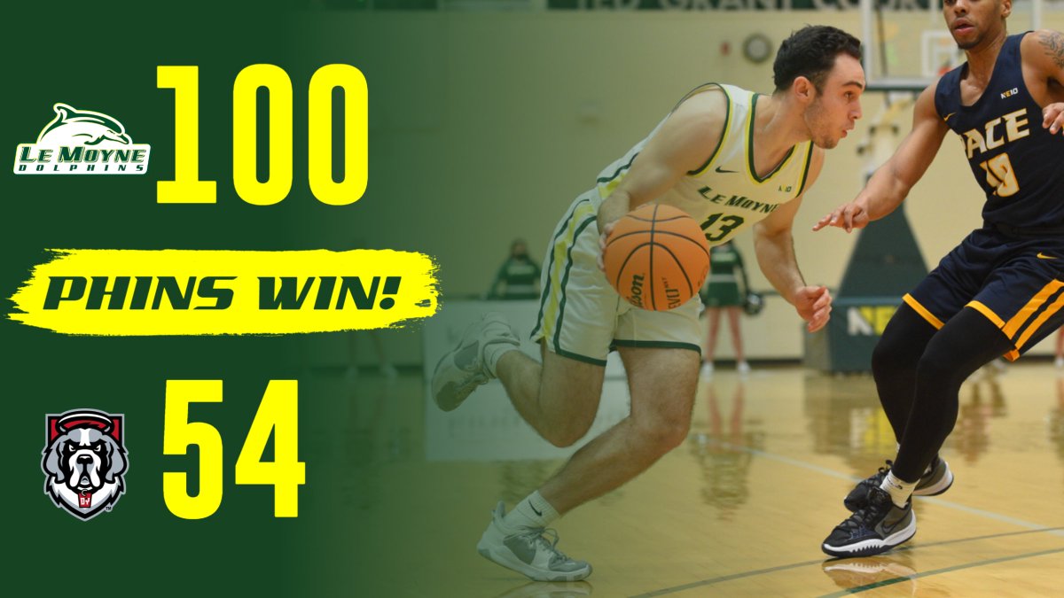 LeMoyneMBB's tweet photo. We had six players score in double figures en route to our largest win in three years. Salter and Mosquera each had 19 points, Constant had his first career double-double, Poirier scored 12 and Washington and Wilson each tallied 10 points. #PhinsUp https://t.co/EDShNN4m8e
