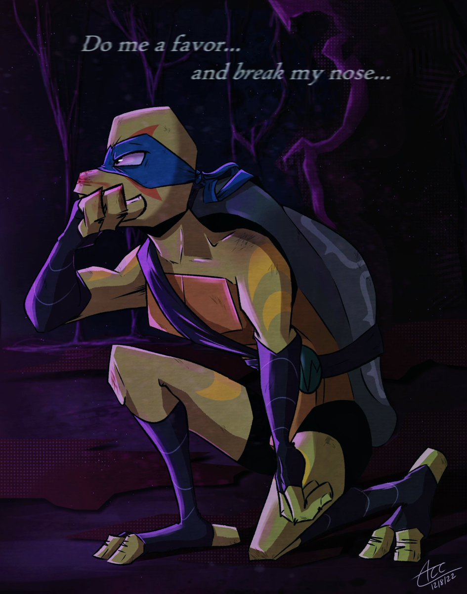 2ace_of_spades's tweet photo. TW: Blood/Injury
|
Favors (3/6)
|
#rottmnt #rottmntleo #rottmntraph #RiseoftheTMNT #SaveRiseofTMNT #RiseoftheTMNTmovie #RiseSeason3 https://t.co/i6Pwugx78W