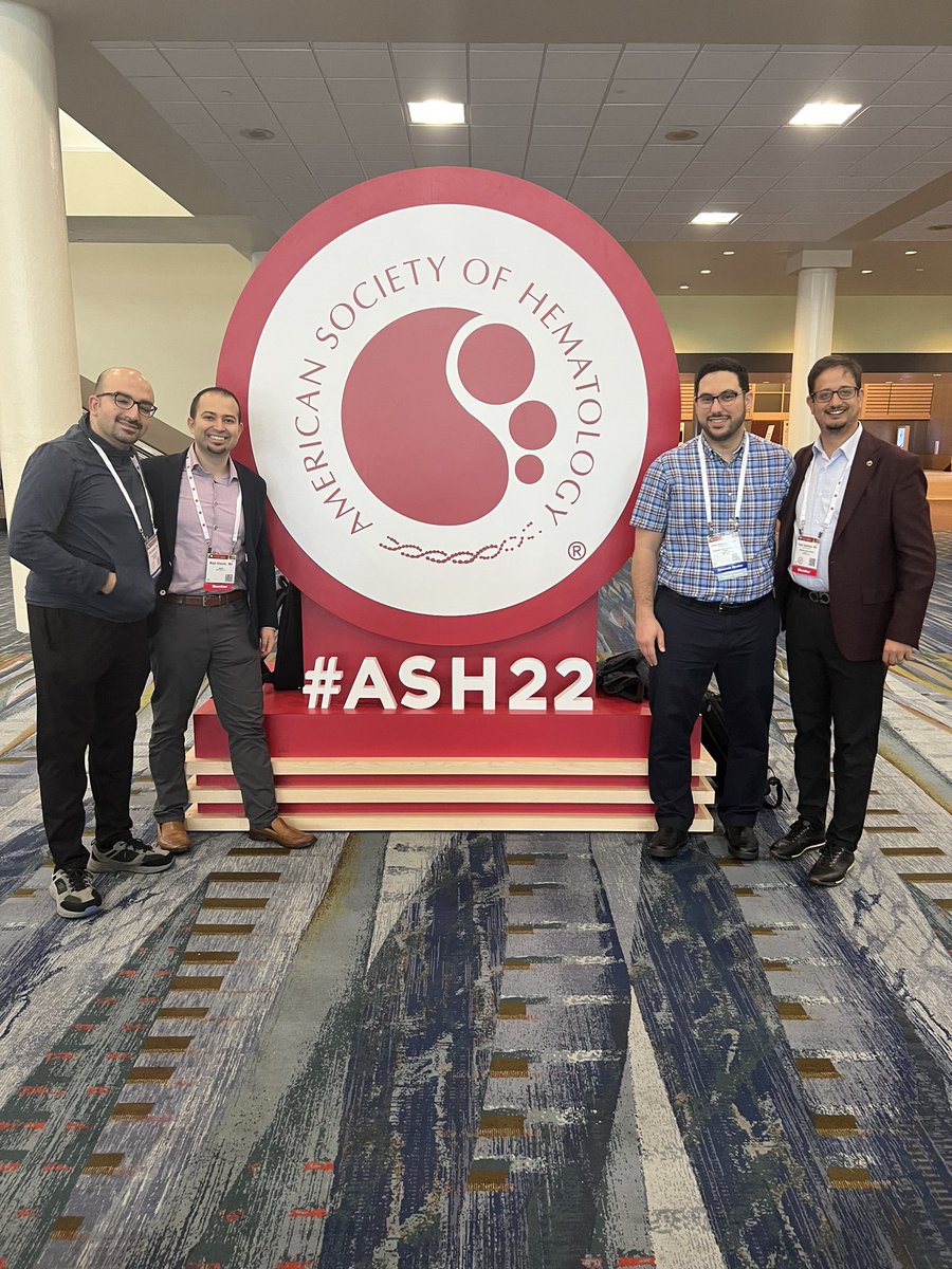 yazansamhouri's tweet photo. We met old friends,mentors, mentees and now rising hematologists, made new friends and enhanced our collaborations! Overwhelmed by the new ideas inspired by #ASH22 and can’t wait to bring it to fruition!Until next time  @ASH_hematology! @MegLanger @DeannaHuffmanDO  @chahine_zena https://t.co/FbkJT2ifkl