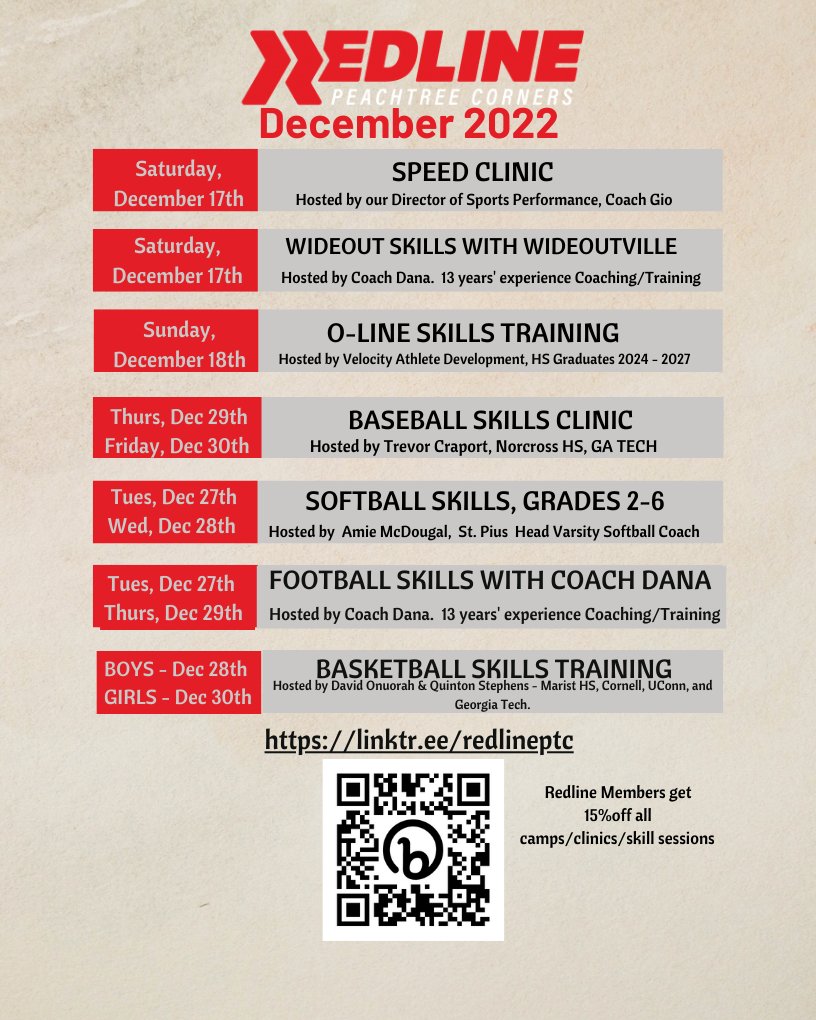 Redline Athletics - Peachtree Corners tweet media