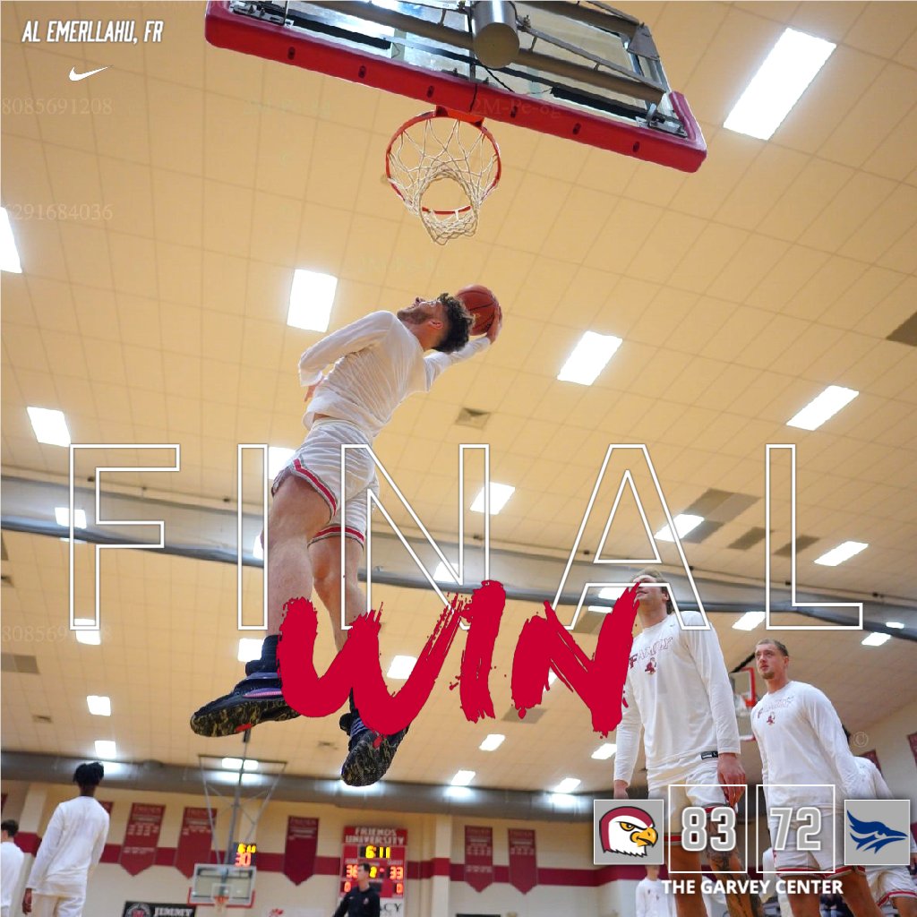 MBB - Falcons are victorious over the Tabor Bluejays, 83-72! Al Emerllahu scores 20, with 4 from the 3, followed closely by Ian Konek with 18 points tonight. The post-game show will be hosted by Pat Strathman and Coach Austin McBeth. Goodnight from the Garvey Center!
#KCACscores