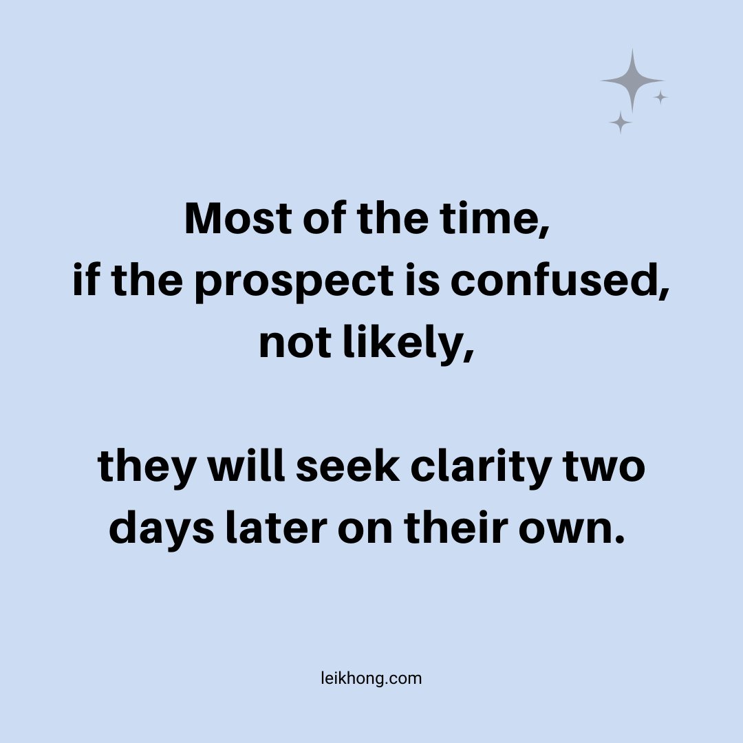 leikhong's tweet image. Be alert ‼️ 🚨

When people say they need to think about it and get back to you. 

#SalesMadeSimple