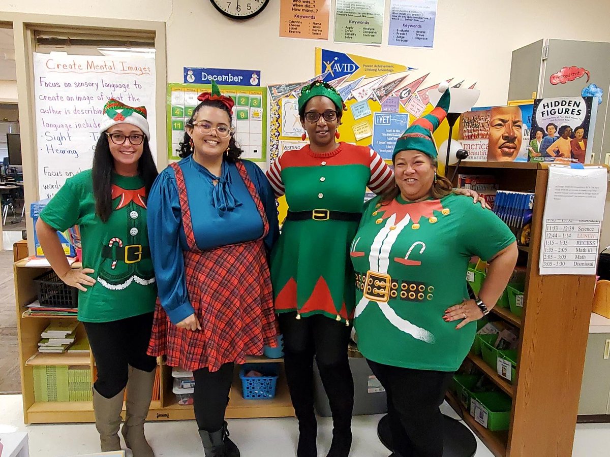 Day 2 of #HolidaySpiritWeek 5th <a href="/PAFA_STARS/">PAFA</a> teachers #ElfDay