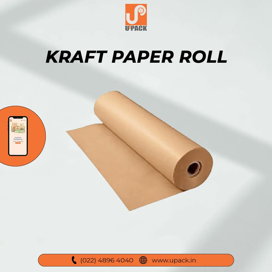 Upack_'s tweet image. Kraft Paper Roll
✧ Easily adapts to various shapes
✧ For safe &amp;amp; damaged free transit at an economical cost 

Order now 🛒
Link in bio

#upack #recyclablebox #packaging #packagingdesign #branding #design #graphicdesign #box #printing #paperbag #packagingideas #giftbox #custombox