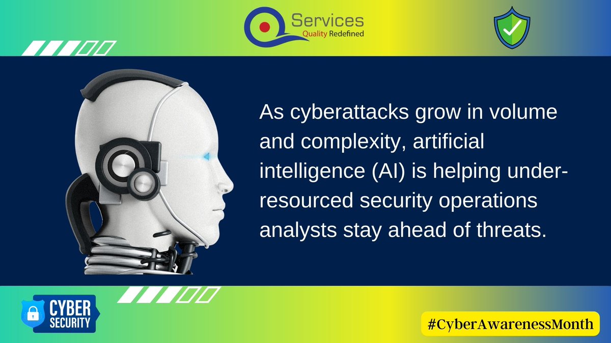 qservicesit's tweet photo. Any discussion on #cybersecurity will inevitably segue into AI; after all, it is the future of many modern industries. #CybersecurityAnalysts will need the versatility, speed, and adaptability of AI.
👉 𝙍𝙚𝙖𝙙 𝙈𝙤𝙧𝙚: https://t.co/CT6vauxkZh
#QServices #AIsecurity https://t.co/InjioPC8KT