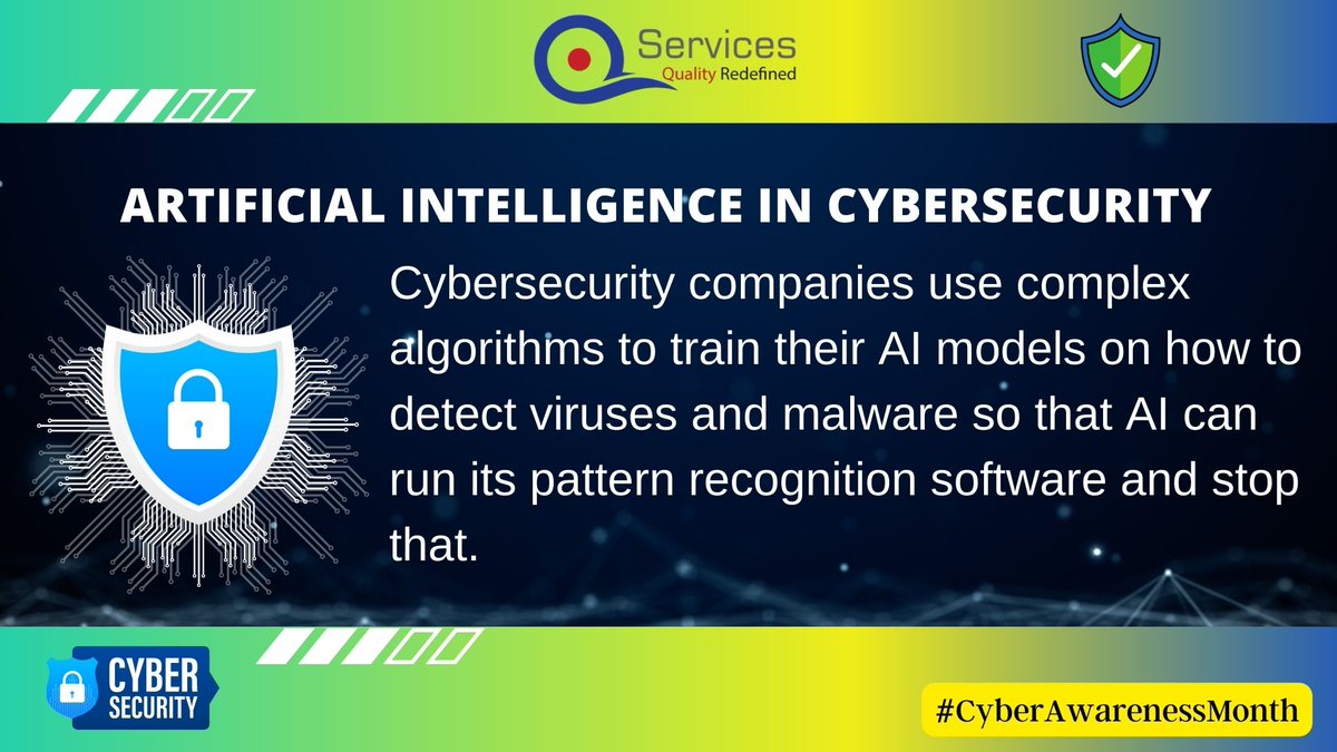 qservicesit's tweet photo. Any discussion on #cybersecurity will inevitably segue into AI; after all, it is the future of many modern industries. #CybersecurityAnalysts will need the versatility, speed, and adaptability of AI.
👉 𝙍𝙚𝙖𝙙 𝙈𝙤𝙧𝙚: https://t.co/CT6vauxkZh
#QServices #AIsecurity https://t.co/InjioPC8KT