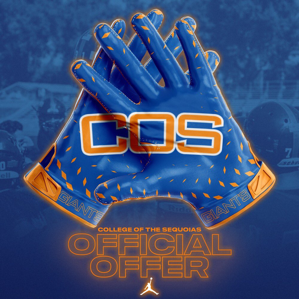 #AGTG AFTER A GREAT CONVERSATION WITH <a href="/coach_ruizz/">Mason Ruiz</a> IM BLESSED TO RECEIVE MY 6TH OFFER FROM THE COLLEGE OF SEQUOIAS🔵🟠