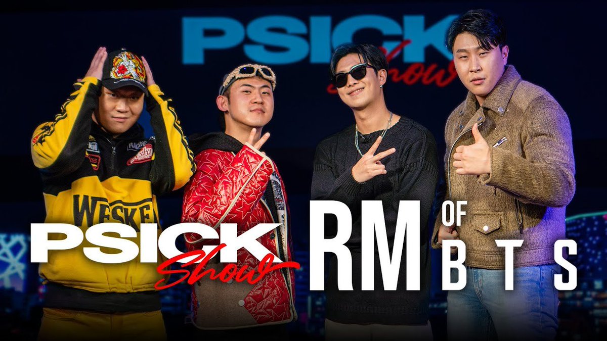 btsuyprojects's tweet photo. 📢RECORDATORIO 

Aparición de #RM en PSICK SHOW.

🗓️Fecha: 14 de Diciembre

03:00AM➝🇳🇮🇬🇹🇸🇻🇨🇷🇭🇳🇲🇽
04:00AM➝🇵🇦🇨🇴🇵🇪🇪🇨🇨🇺
05:00AM➝🇩🇴🇻🇪🇵🇷🇧🇴
06:00AM➝🇦🇷🇧🇷🇺🇾🇨🇱🇵🇾
10:00AM➝🇪🇸

💻YouTube de PSICK SHOW: (https://t.co/9BxXj8BrNo)

⚠️RM será un invitado especial. La entrevista es en inglés. https://t.co/hpos6y1qmS