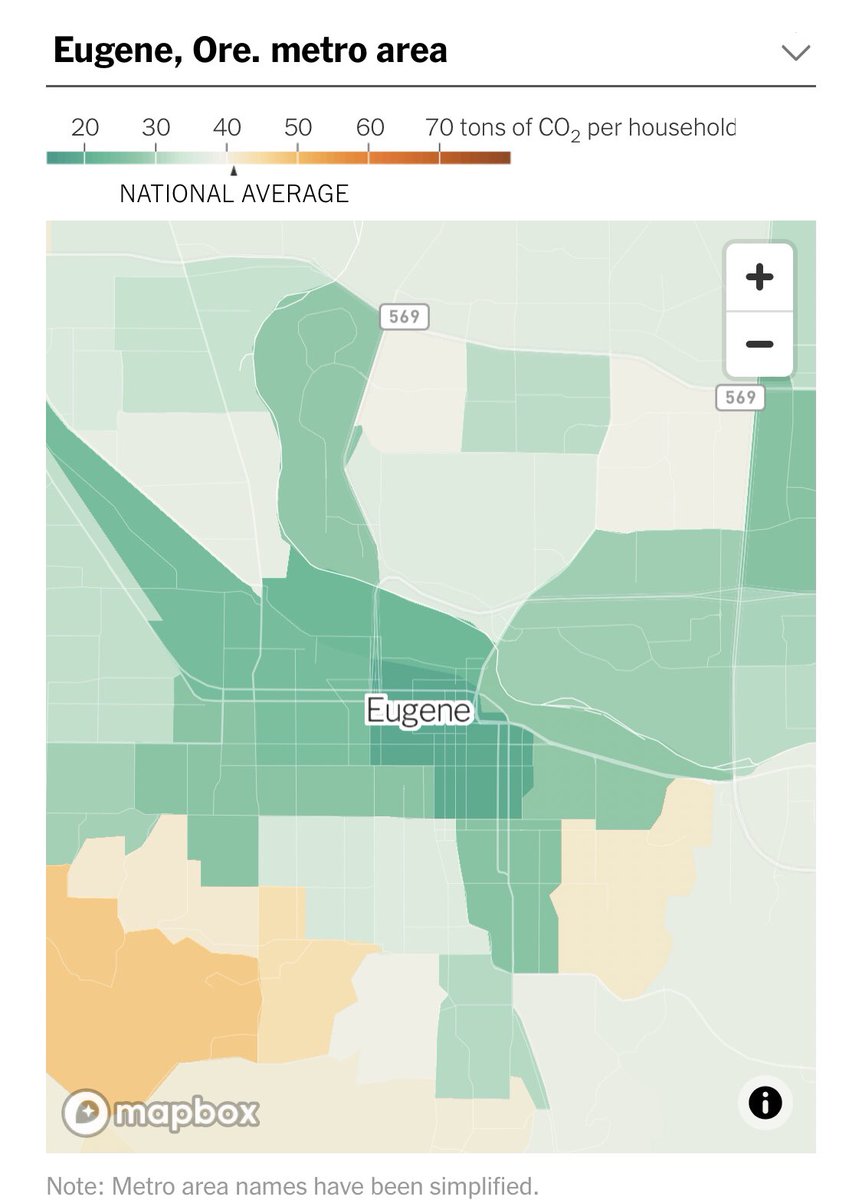 doylecanning's tweet photo. In a shocking report, it is revealed by the New York Times that “the most transit friendly neighborhoods run deep green” with lower climate pollution than fossil car dependent suburbs! #BuildLightRail #BuildHousing #ebikesforall #walk #ClimateEmergency https://t.co/RTbY2rP0PZ https://t.co/CEq0hYUoYm