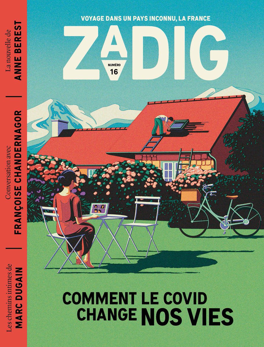 Comment le Covid a changé nos vies. Et continue de les changer. C’est la couverture du nouveau <a href="/zadiglemag/">Zadiglemag</a> qui paraît ce matin. Ne manquez pas cette plongée passionnante et surprenante dans nos nouvelles habitudes de vie. En kiosque &amp; librairie. + une nouvelle d’Anne Berest !