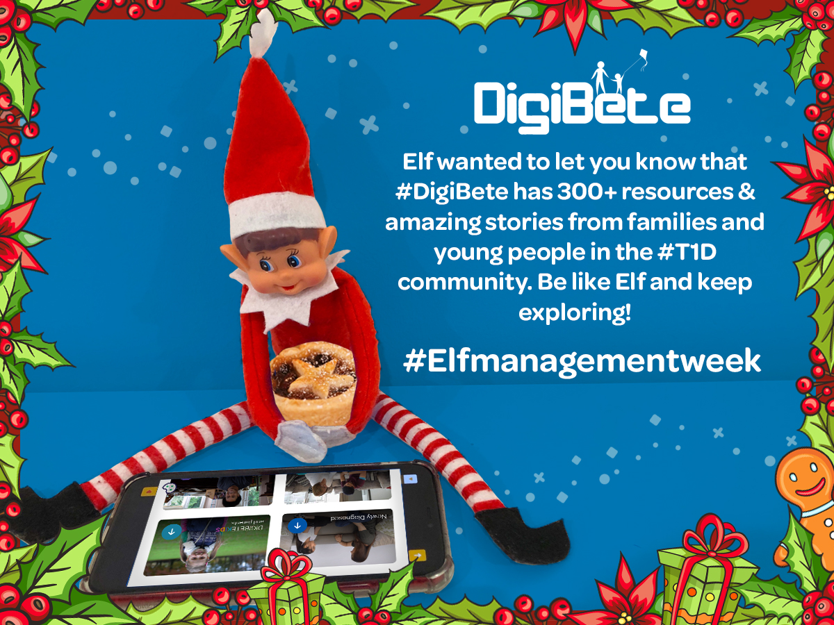 DigiBeteUK's tweet photo. Today Elf wanted to let you know that #DigiBete has 300+ resources & amazing stories from families and young people in the #T1D community.
https://t.co/qGKBoAooU6
#ElfmanagementWeek #DiabetesAwareness #Type1diabetes https://t.co/cwd8GUYpOC