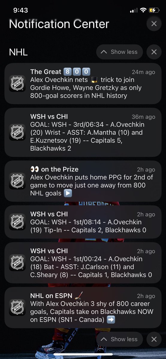 TylerKowatch's tweet photo. Even as a Flame fan, you love to see it! #allcaps #8theGreat https://t.co/7E4Kww1vSl