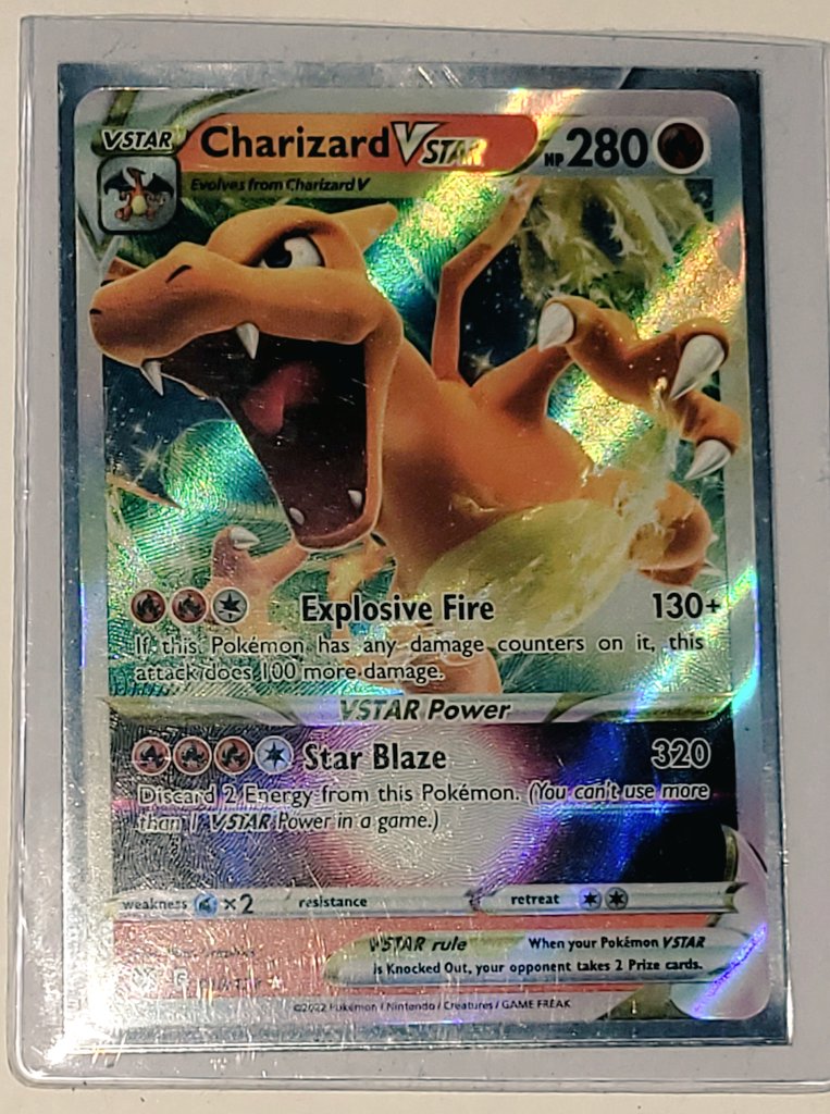 Charizard V Star  for sale asking $30 shipped.  
All for sale.. if interested please DM or Comment. Liquidating assets due to Emergency Situation. #PleaseRT
