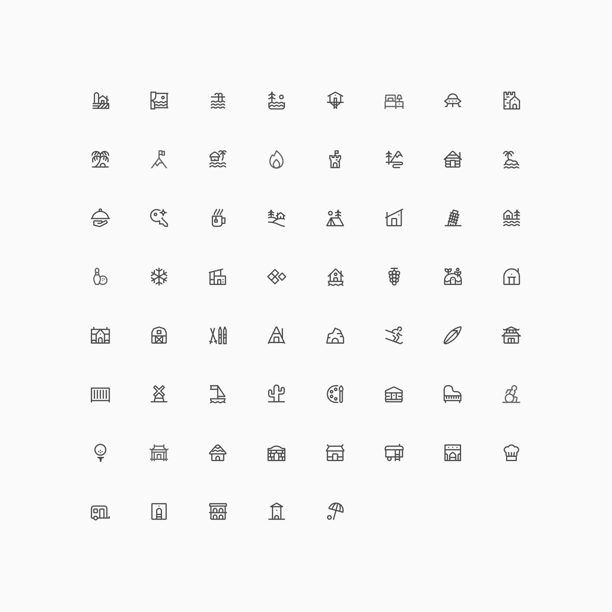 Ash_uxi's tweet photo. Sipping my morning coffee and studying the beautifully crafted Airbnb icons. Definitely some of the most well-designed icons out there! ☕ https://t.co/Pk1RJCrEft