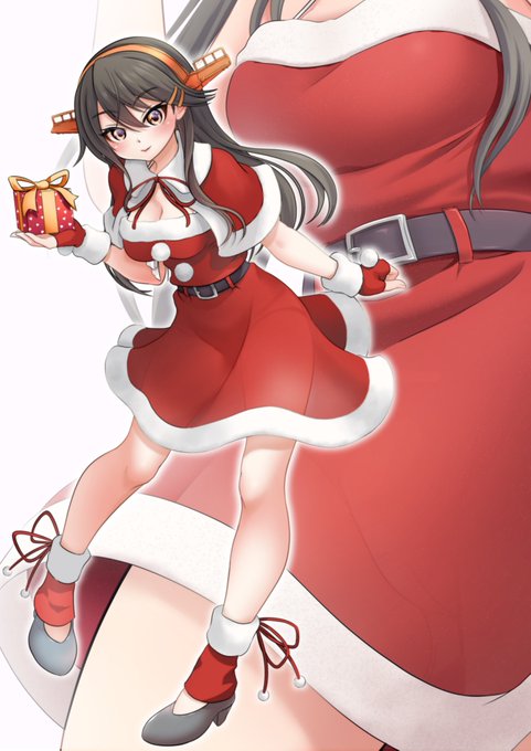 #お前ら艦これの最初の推し誰だよ#榛名進水日 金剛目当てで始めたのに全然でないから榛名に行っちゃった 