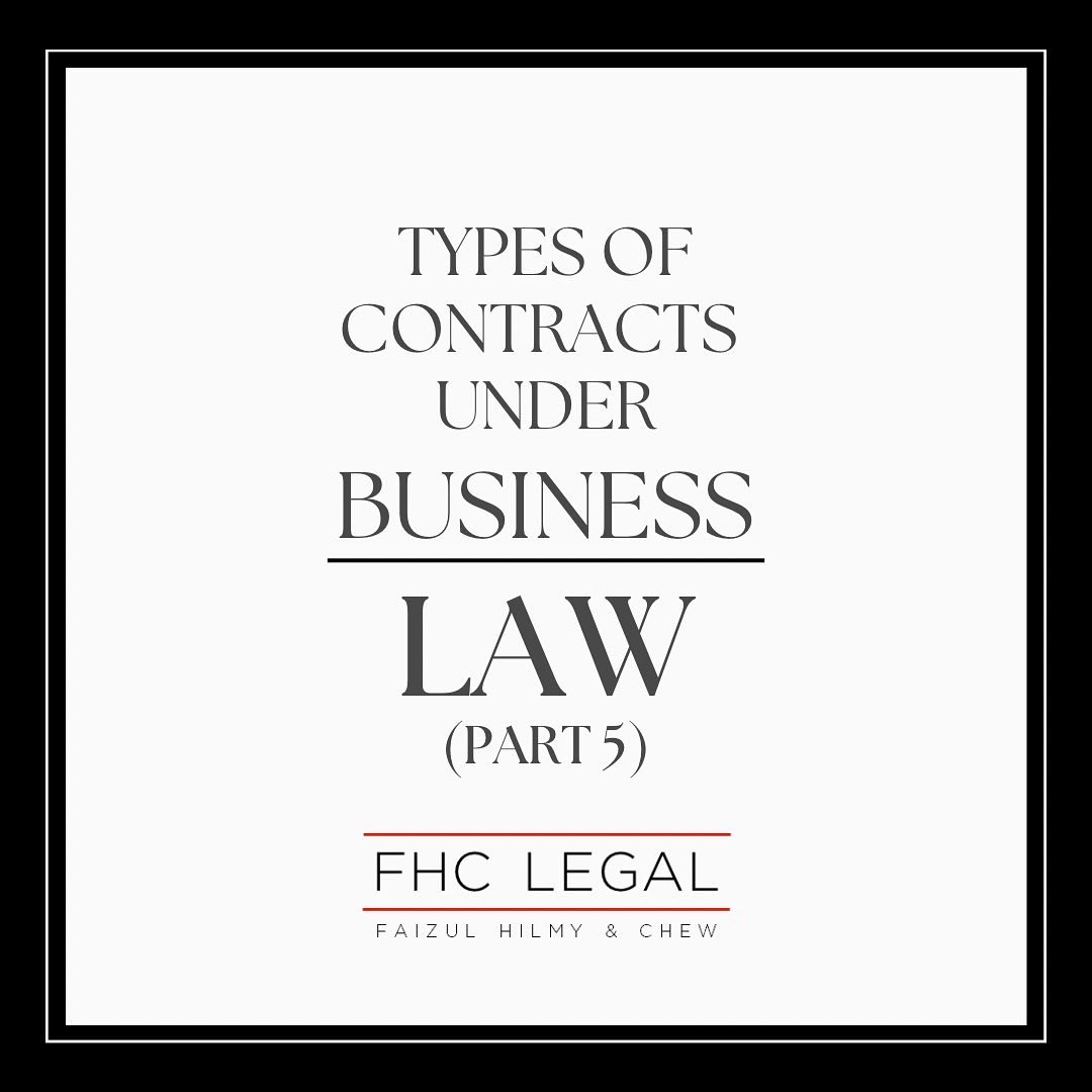 fhc_legal's tweet photo. Types of #contracts under #business #law (Part 5)
.
.
.
#businesslaw #corporate #corporatelaw #corporatelawyer #agency #agreements #contractlaw #propertylaw #companylaw #intellectualpropertylaw #lawyer #lawfirm #fhclegal #johorbahru #kulai #johor #singapore #malaysia https://t.co/JfWFOLCOjC